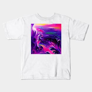 Neon Sea Kids T-Shirt